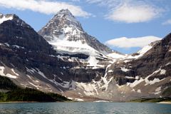 37 Mount Magog, Mount Assiniboine, Mount Strom Mid-Day From Lake Magog.jpg